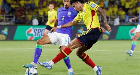 brasil vs colombia historial